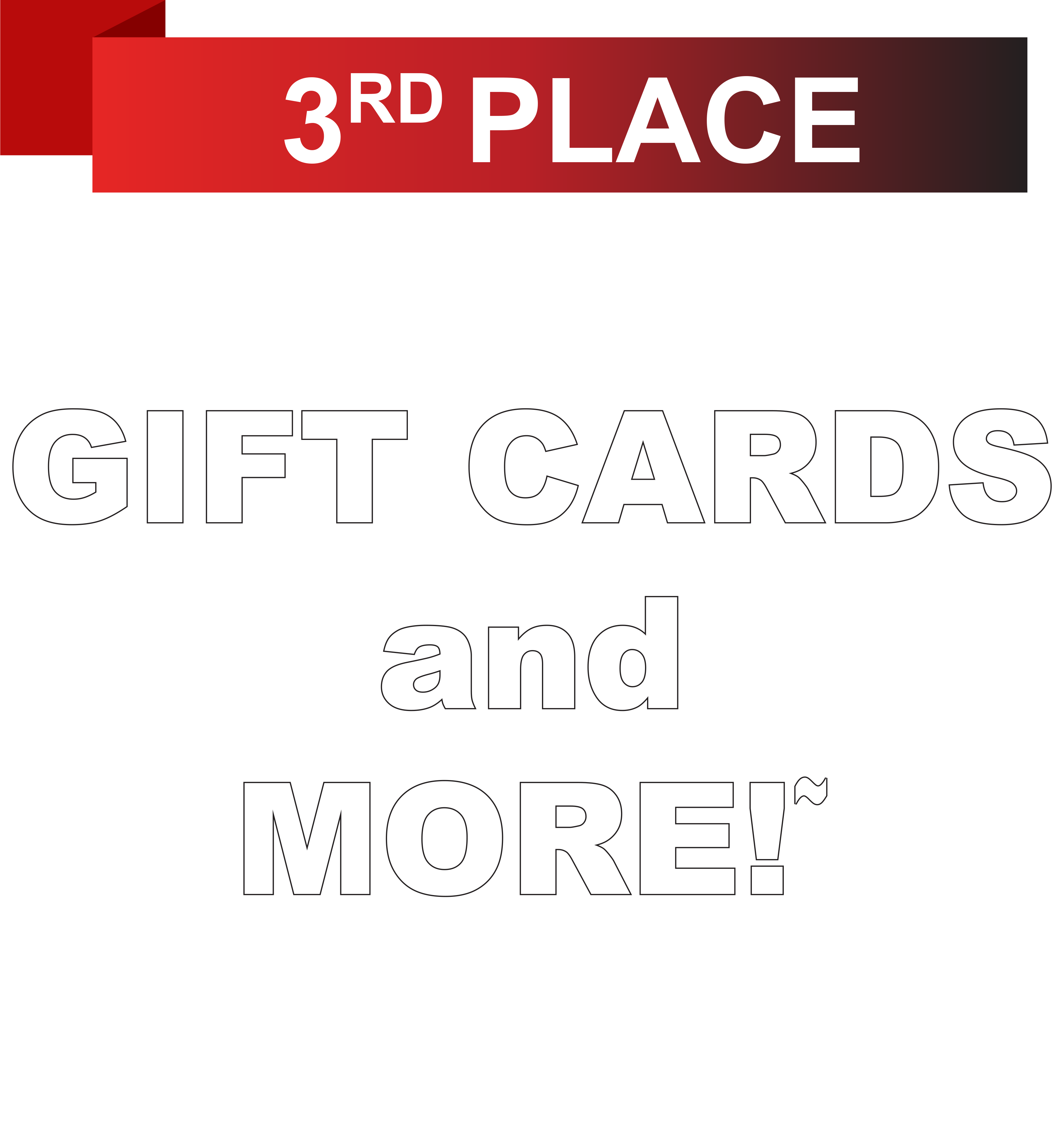 Gift cards and more!